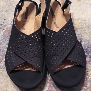 Clarks Black Soft Cushion Shoes